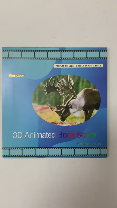 A&T 3D Animated Book Series Reindeer || كتيب تعليمي للاطفال ثلاثي الابعاد اي ام تي شكل رنة