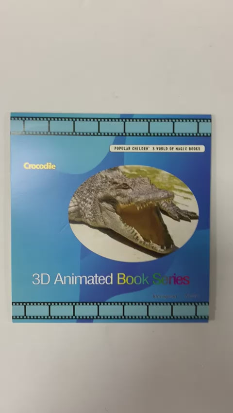 A&T 3D Animated Book Series Crocodile || كتيب تعليمي للاطفال ثلاثي الابعاد اي ام تي شكل تمساح