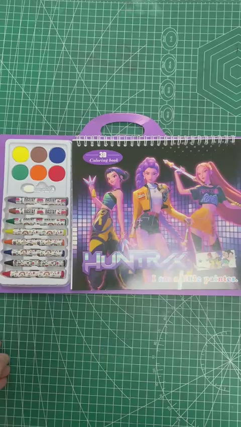 Kpop Demon Hunter Coloring Collection #1 || مجموعة تلوين كي بوب ديمون هنتر#1