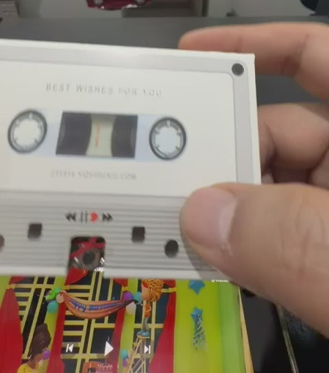 Retro Cassette for Recording Messages Assorted Colors || شريط كاسيت تسجيل رسائل صوتية الوان متنوعة