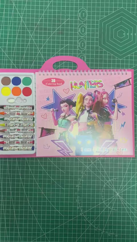 Kpop Demon Hunter Coloring Collection #2 || مجموعة تلوين كي بوب ديمون هنتر#2