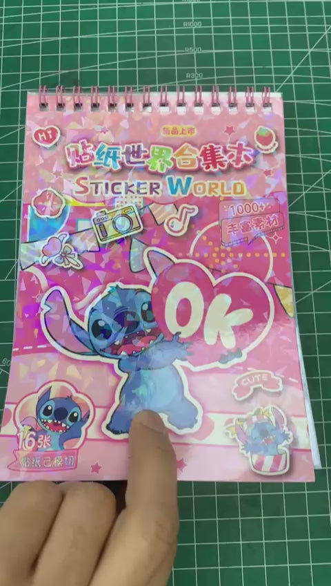 Stitch Sticker Book || دفتر ستيكرات ستيتش