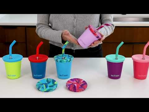 Klean Kanteen Kids Sippy Cup with Straw 295 ml #3 || كوب ماء مع عود مصاص للاطفال 295 #3