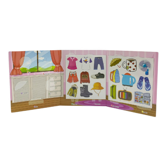 Magnetic Cartoon Stickers: Daily Necessities || ملصقات كرتونية مغناطيسية: الضروريات اليومية