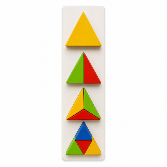 Puzzle 4 Divided Triangles || بازل ٤ مثلثات مقسمة⁩