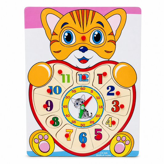 Puzzles Clock Cat || بازل ساعة القطوة