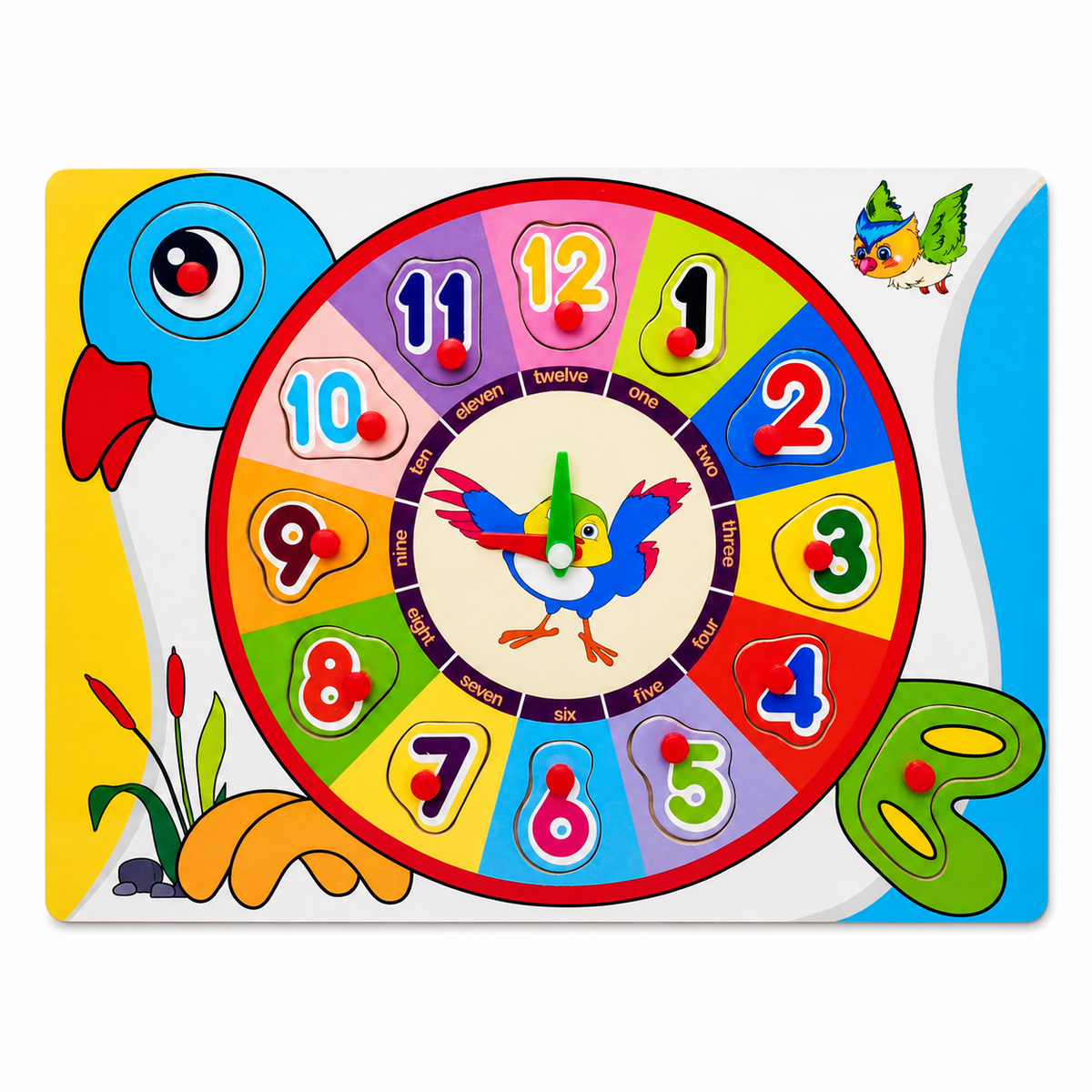 Puzzles Clock Bird || بازل ساعة الطائر