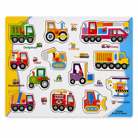Puzzles Tractors 11 Pcs || بازل جرافات ١١ قطعة⁩