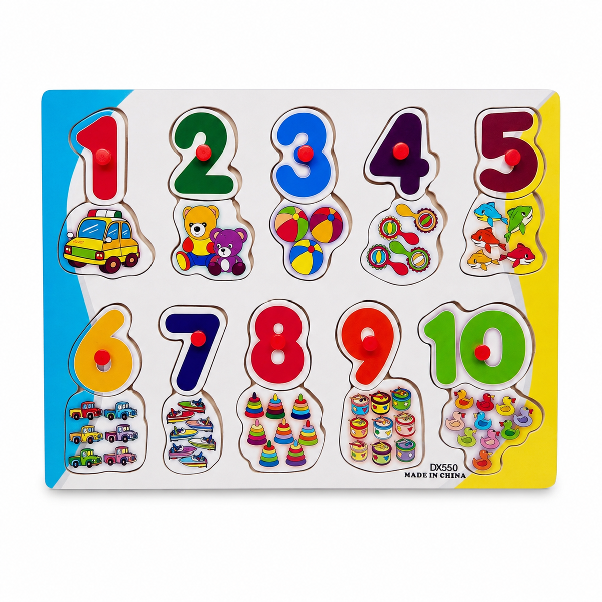 Puzzles English Numbers 10 Pcs || بازل أرقام إنجليزي ١٠ قطعة⁩