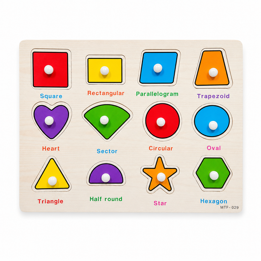 Puzzles 12 Colored Shapes || بازل اشكال ملونة ١٢ قطعة