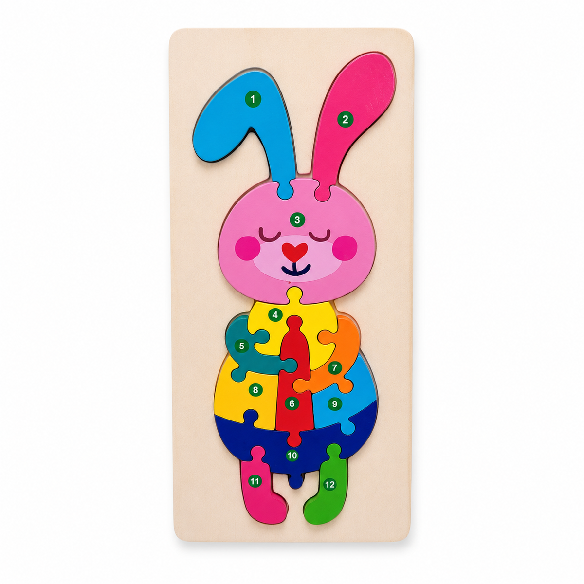 Puzzles Bunny 12 Pcs || بازل ارنب ١٢ قطعة