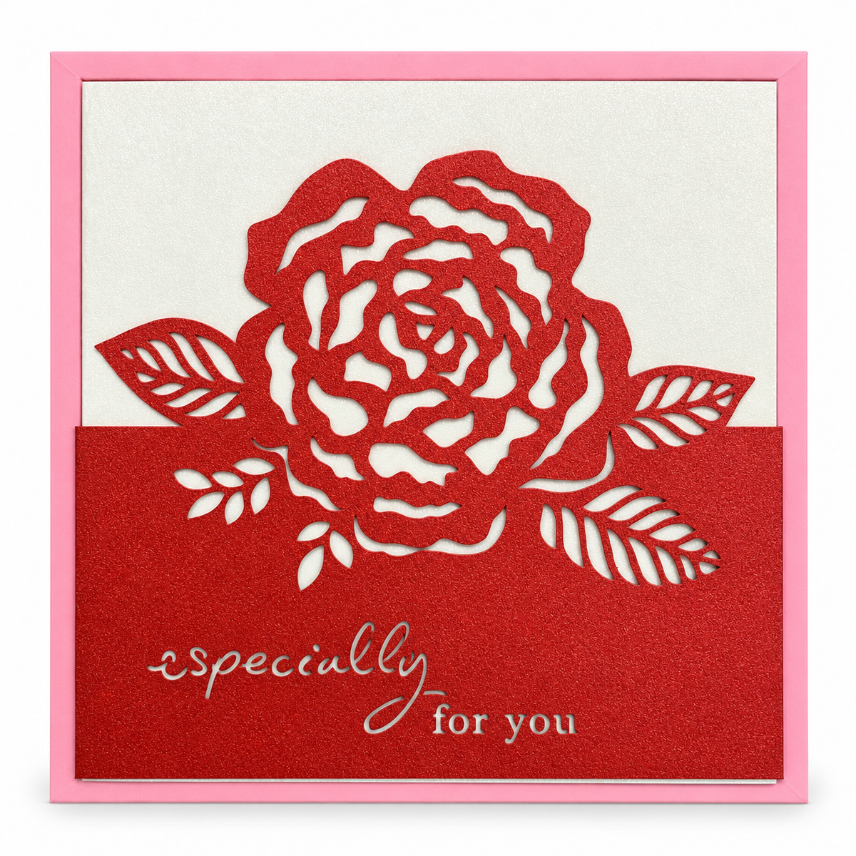 Red Rose Especially For You Greeting Card