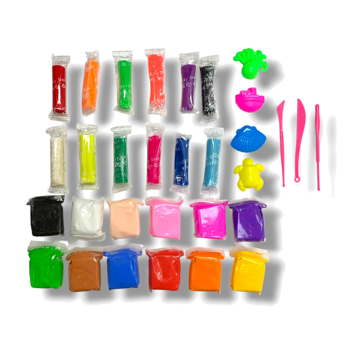 Sports Modeling Clay DIY Set || مجموعة صلصال تشكيل رياضية - Contents