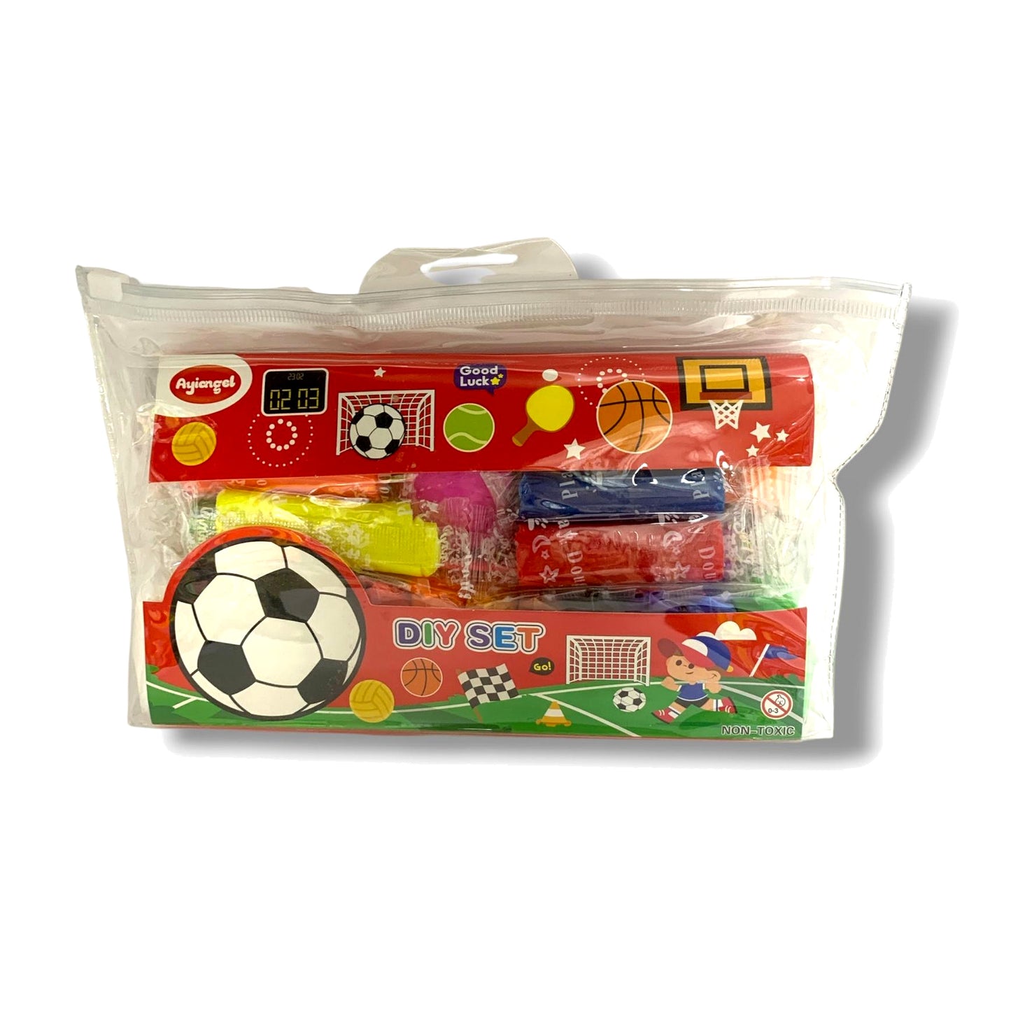 Sports Modeling Clay DIY Set || مجموعة صلصال تشكيل رياضية مع قوالب وأدوات