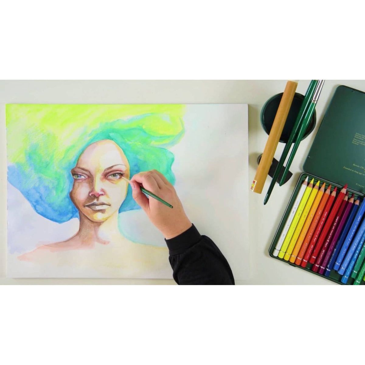 Faber Castell Albrecht Durer Watercolor Pencils Tin Set of 120 || الوان خشبية فيبر كاستل البرت ديورر 120 لون