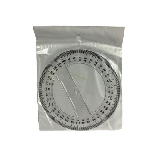 Protractor Clear || منقله شفافه