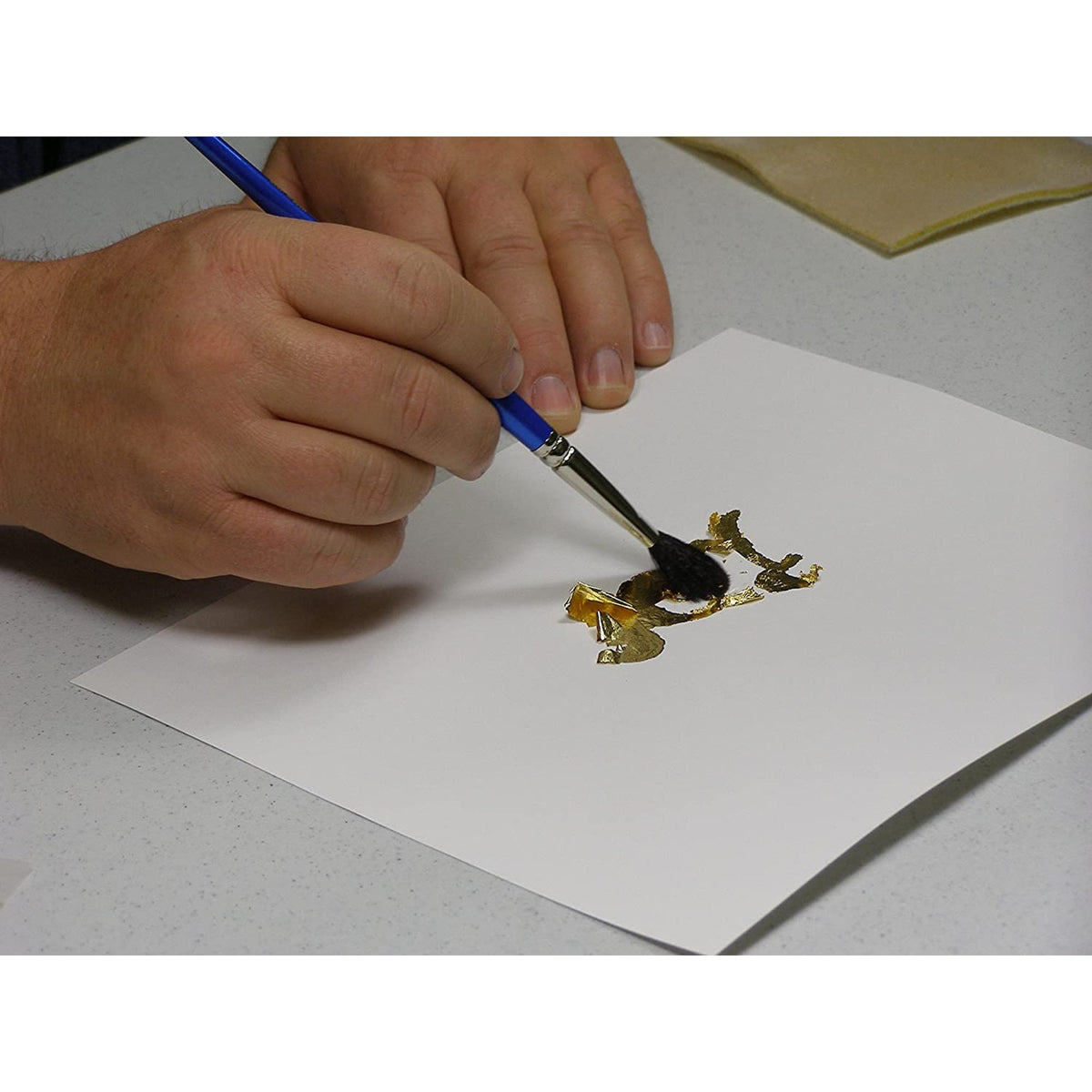 Speedball MonaLisa Adhesive Pen and Gold Leaf Set || مجموعة الكتابة الذهبية قلم لاصق وورقة ذهب موناليزا