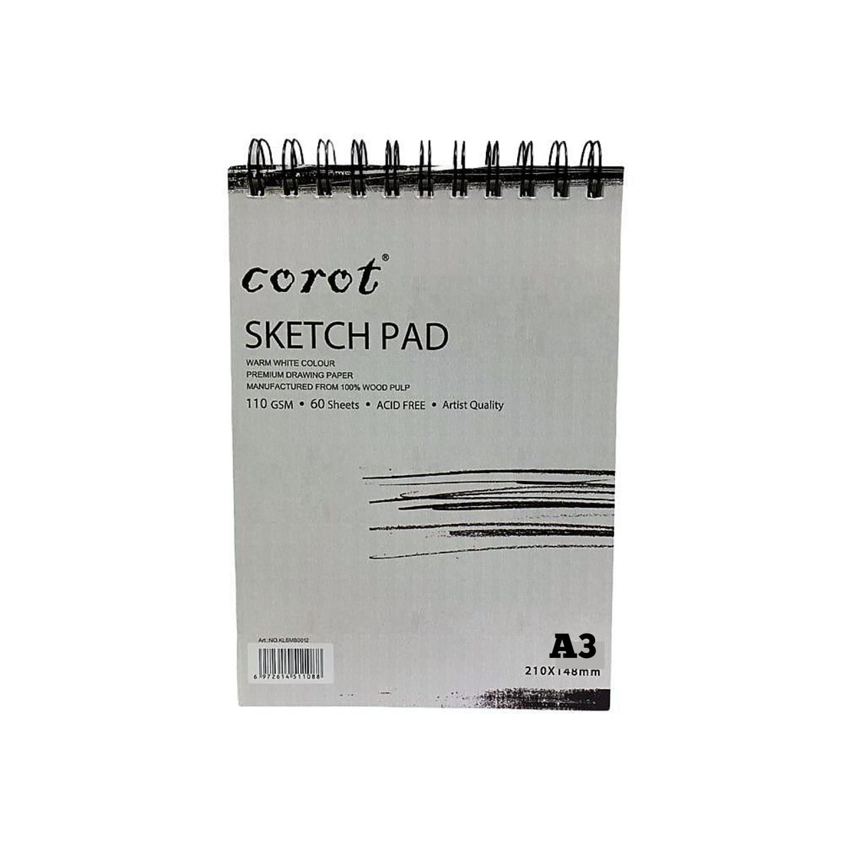 Corot Artists Sketch Book Acid Free 110 GSM || دفتر سكيتش كوروت 110 جم