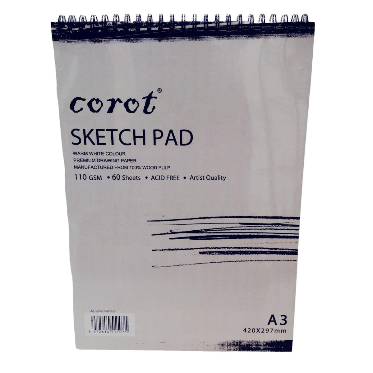 Corot Artists Sketch Book Acid Free 110 GSM || دفتر سكيتش كوروت 110 جم