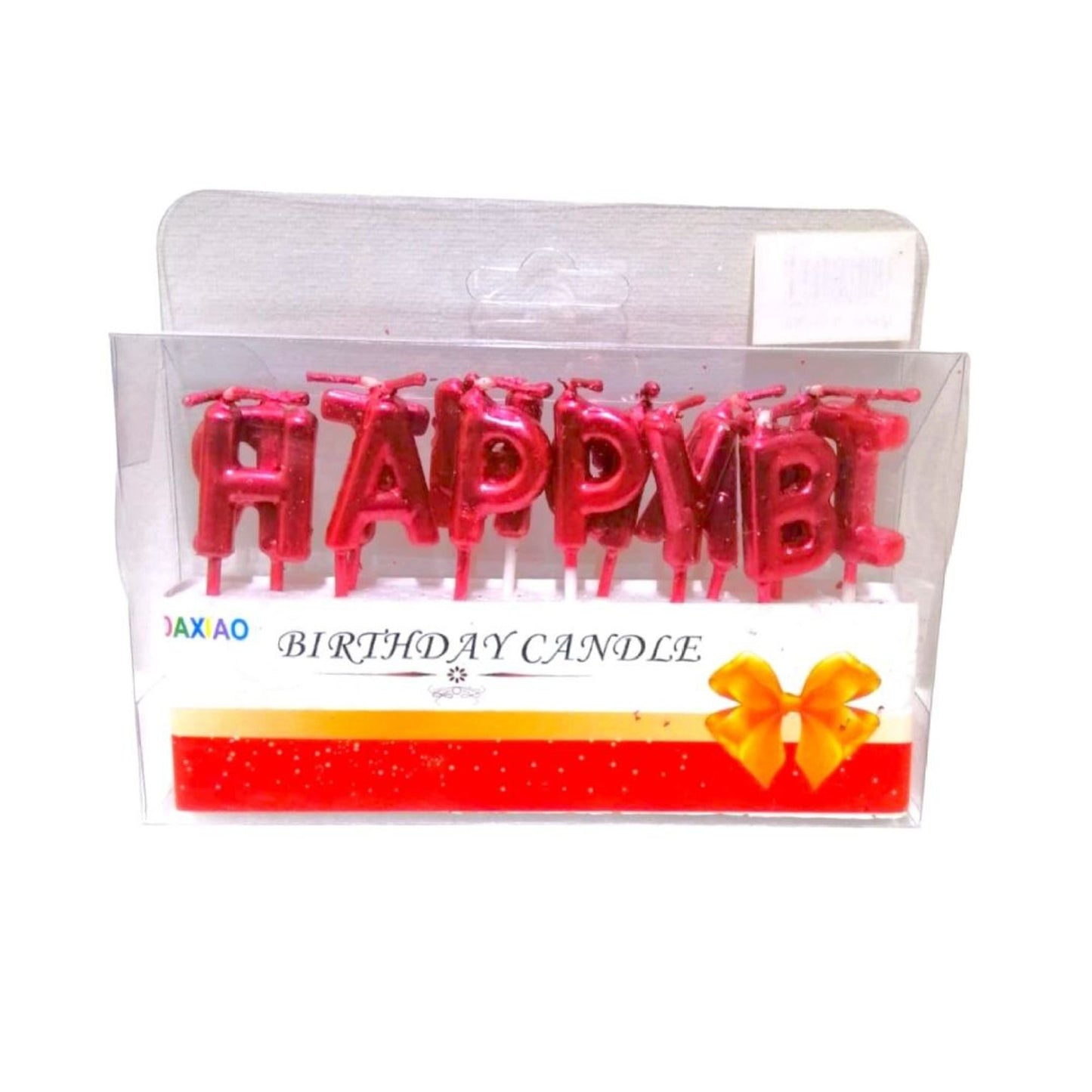 Happy Birthday Candle Set || مجموعه شموع اعياد ميلاد باحرف هابي بيرثدي