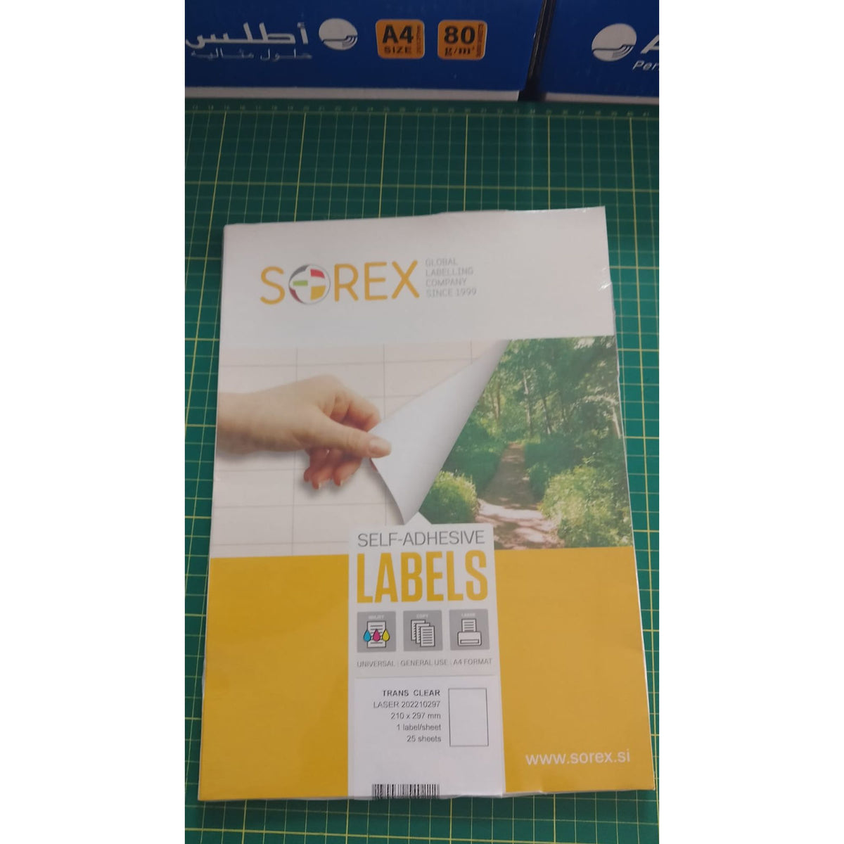 Transparent A4 Sticker 25 Pc Pack || ورق طباعه ستيكر شفاف باكيت ٢٥ حبة