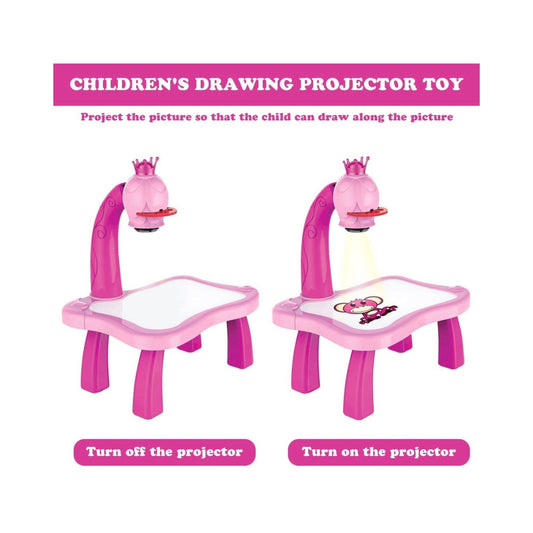 Kid’s Projector w/ Table Girls || بروجكتر اطفال بناتي مع طاولة⁩