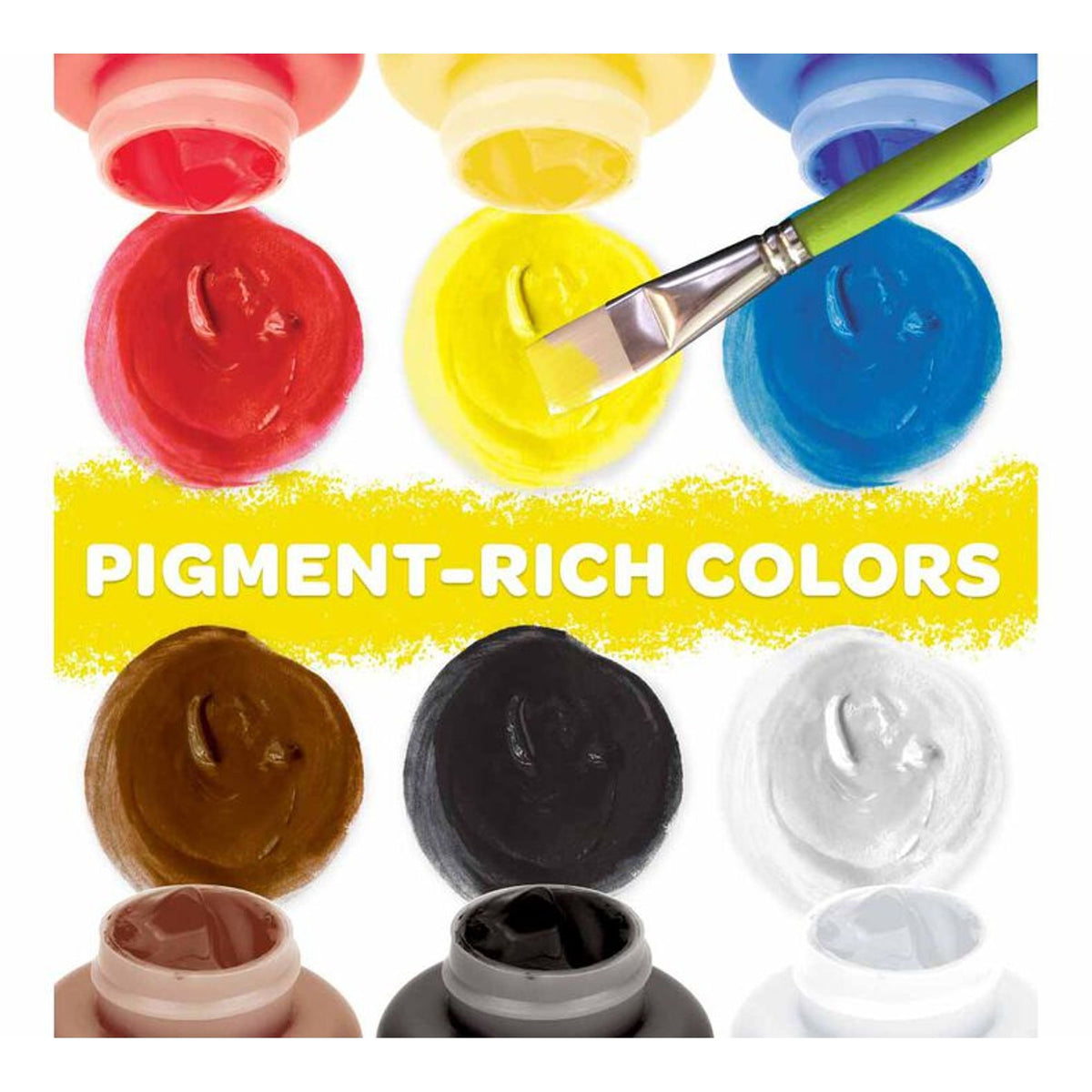 Crayola Acrylic Paint Classic Colors 6 Pcs || الوان اكريليك كرايولا 6 لون