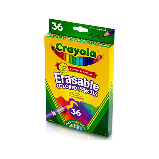 Crayola Erasable Colored Pencils 36 Colors || الوان خشبية كرايولا 36 لون