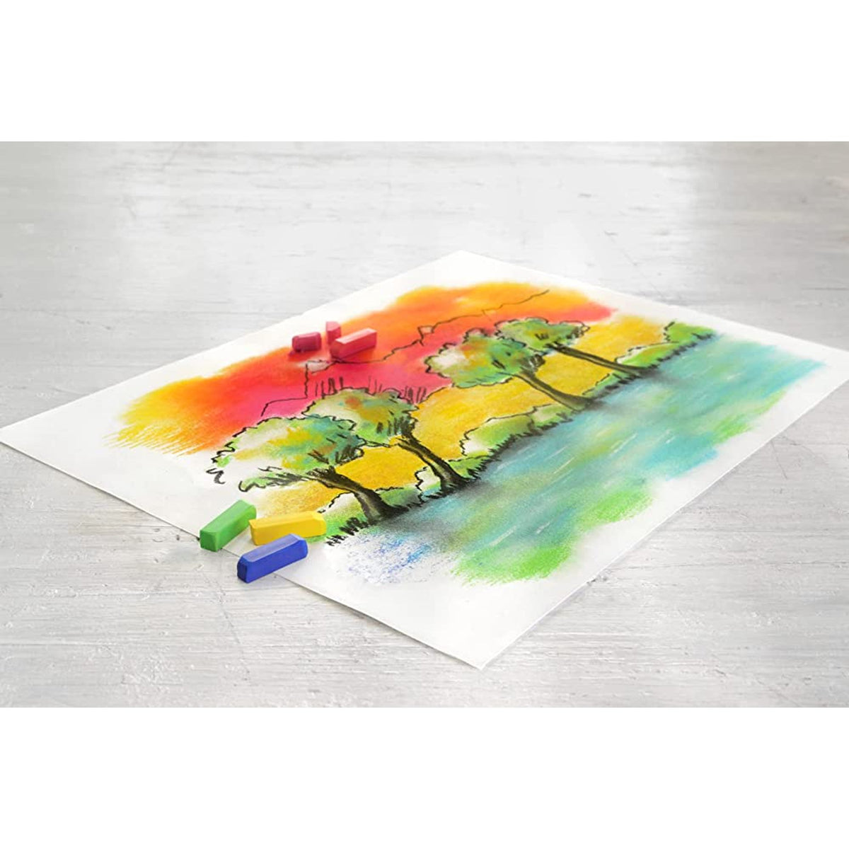 Faber Castell Mini Pastel Set 24 Colors || الوان باستيل ميني ٢٤ لون فيبر كاستل