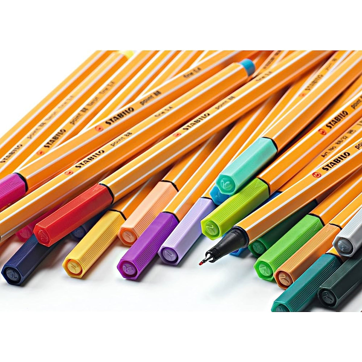 Stabilo Fineliner Pack of 6 Colors || الوان ضعيفة ستابيلو مجموعة ٦ لون