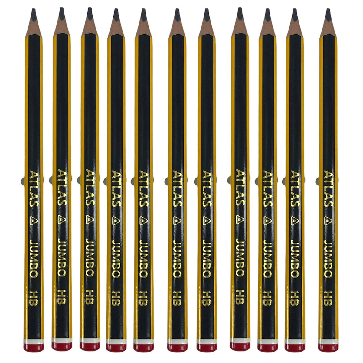 A&T Color Me Jumbo Triangle Pencil Pack 12 Pcs || اقلام رصاص جامبو مثلث اطلس اي اند تي كولور مي
