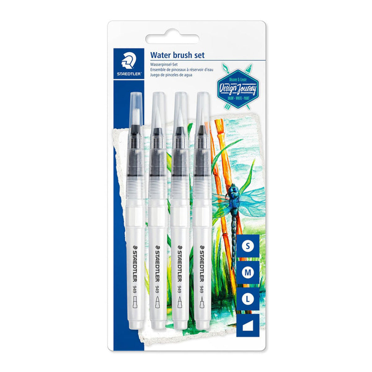 Staedtler Water Brush Set || مجموعة فرش مائية ستدلر
