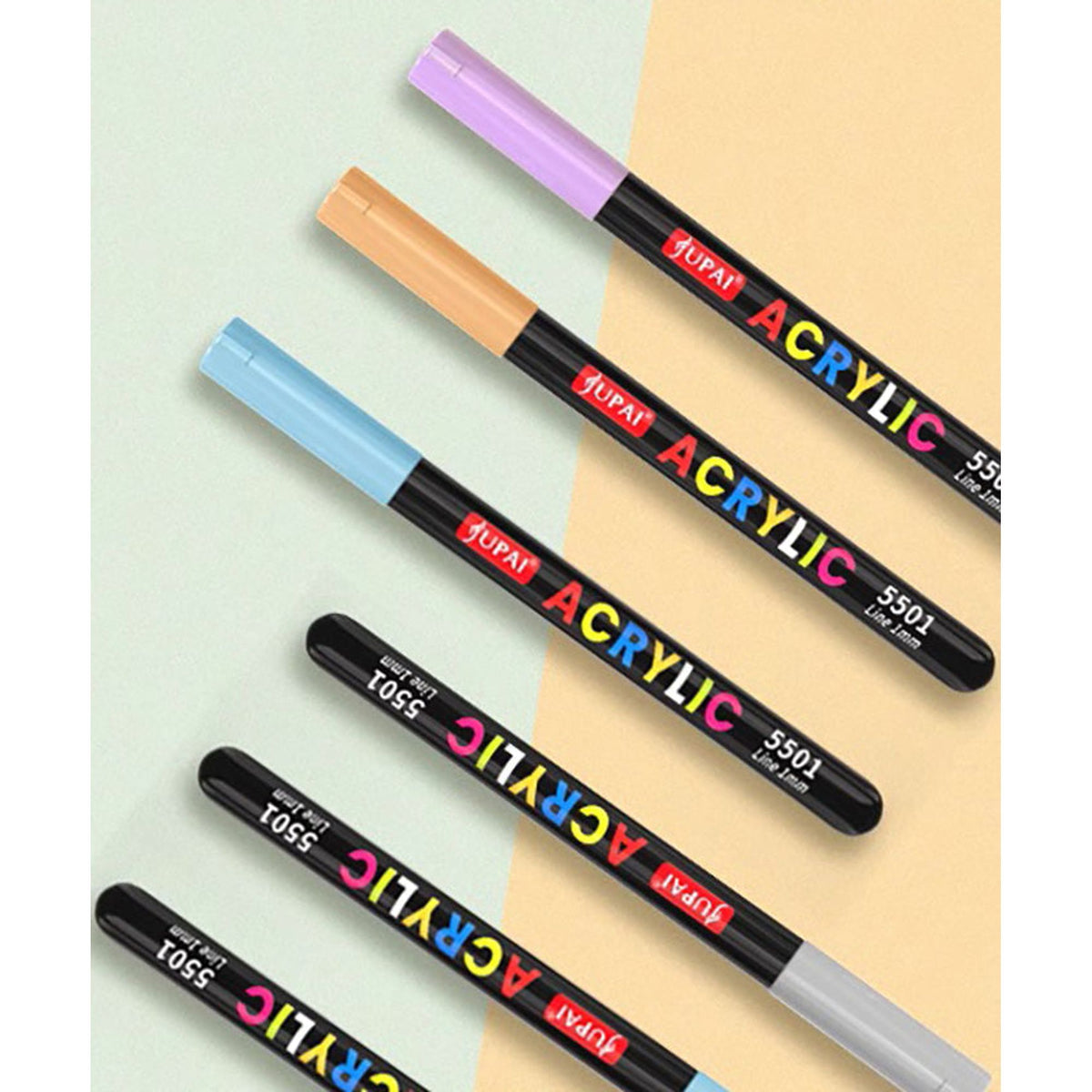 Jubai Acrylic Marker Line 4mm 36 color ||  اقلام اكريلك ماركر 4مم 36 لون