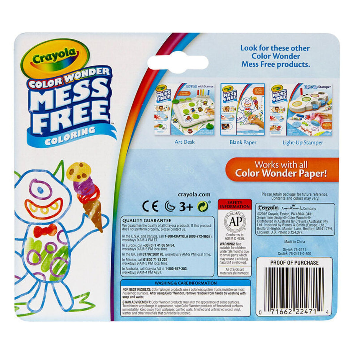 Crayola Color Wonder Mess Free Coloring 10 Markers