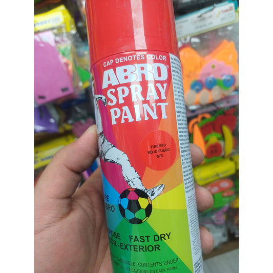 Abro Spray Paint Fire Red || دهان صبغ رش سبراي ابرو⁩ احمر ناري
