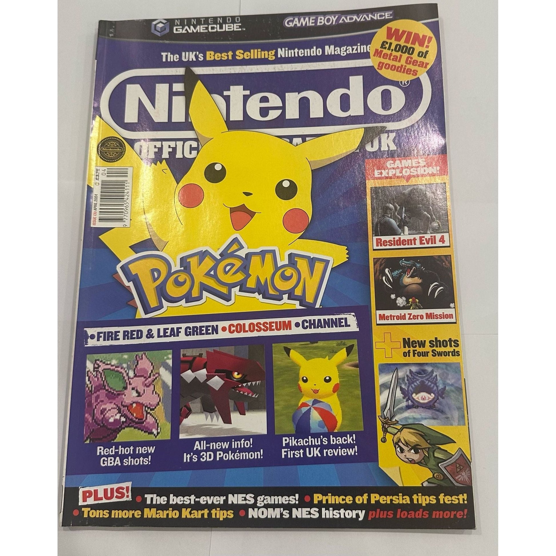 Nintendo Magazine Set 5 Pcs 2004 Issues 139 - 143 || مجموعة مجلات نينتيندو ٥ حبة سنة ٢٠٠٤ اعداد ١٣٩-١٤٣