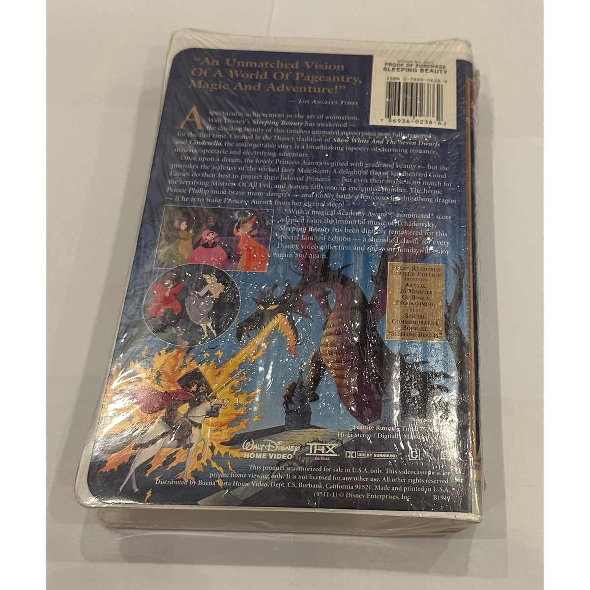 Disney VHS Tape Sleeping Beauty Materpiece