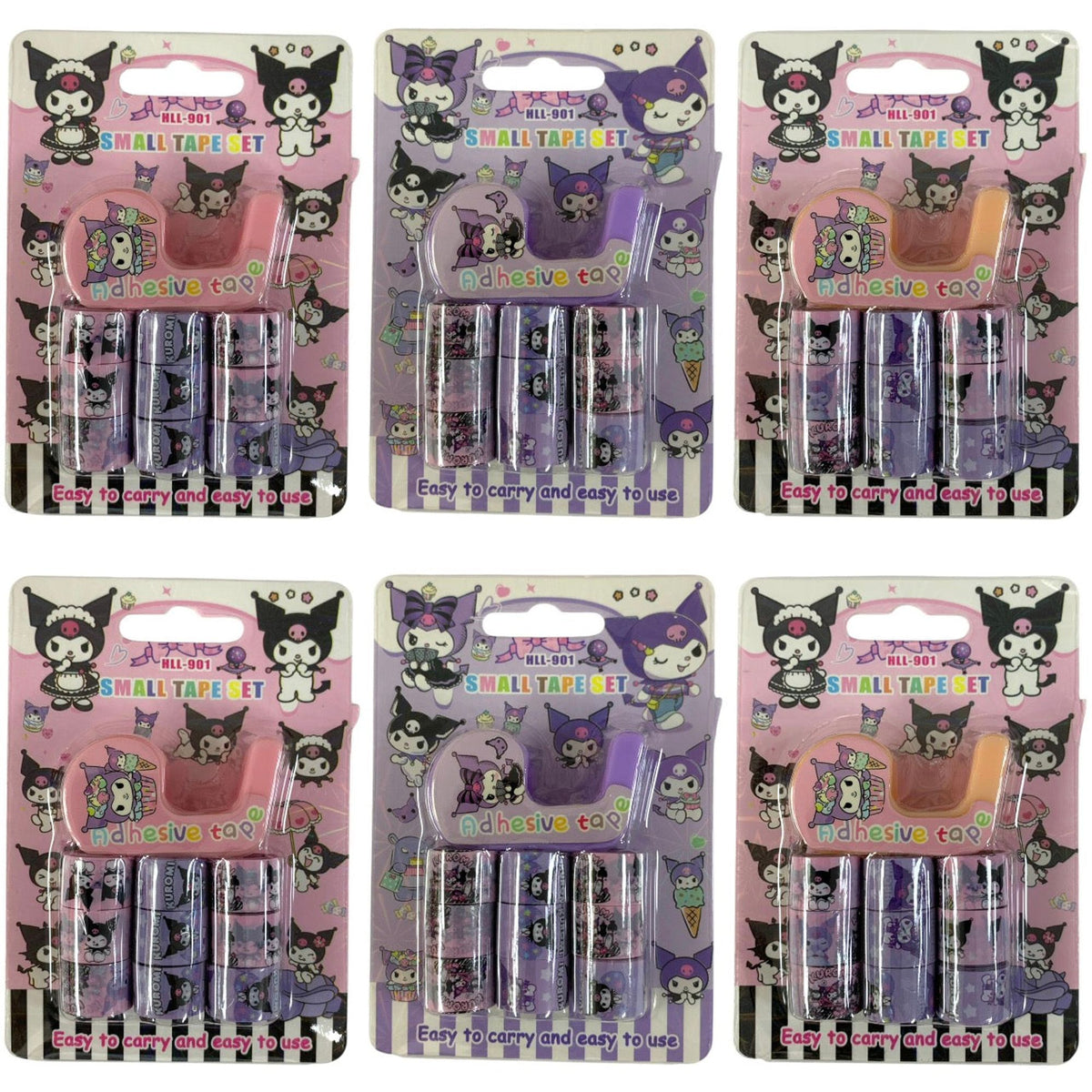 Kuromi Tape with Dispenser Assorted Model || تيب كورومي مع قاطع موديلات متنوعة