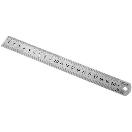 Aluminum Scale Ruler 20 cm || مسطرة الومنيوم 20 سم