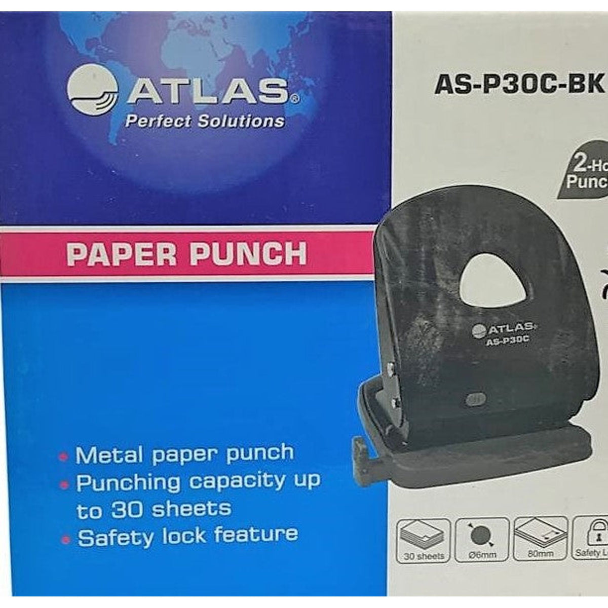 Atlas Paper Punch 30 Sheets || خرامه ورق اطلس 30 ورقه