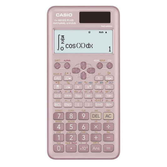 casio fx 991 es plus pk || اله حاسبة كاسيو ٩٩١ العلمية لون وردي