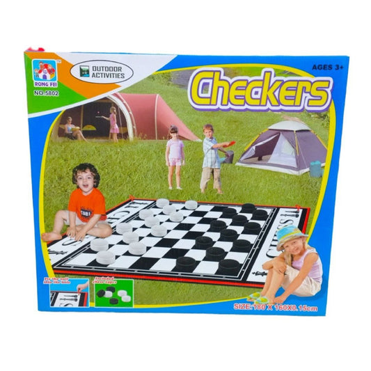 Checkers Outdoor Board Game || لعبة مفرش