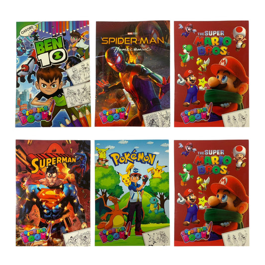 Coloring Book Boys Assorted Models || دفتر تلوين ولادي موديلات متنوعة