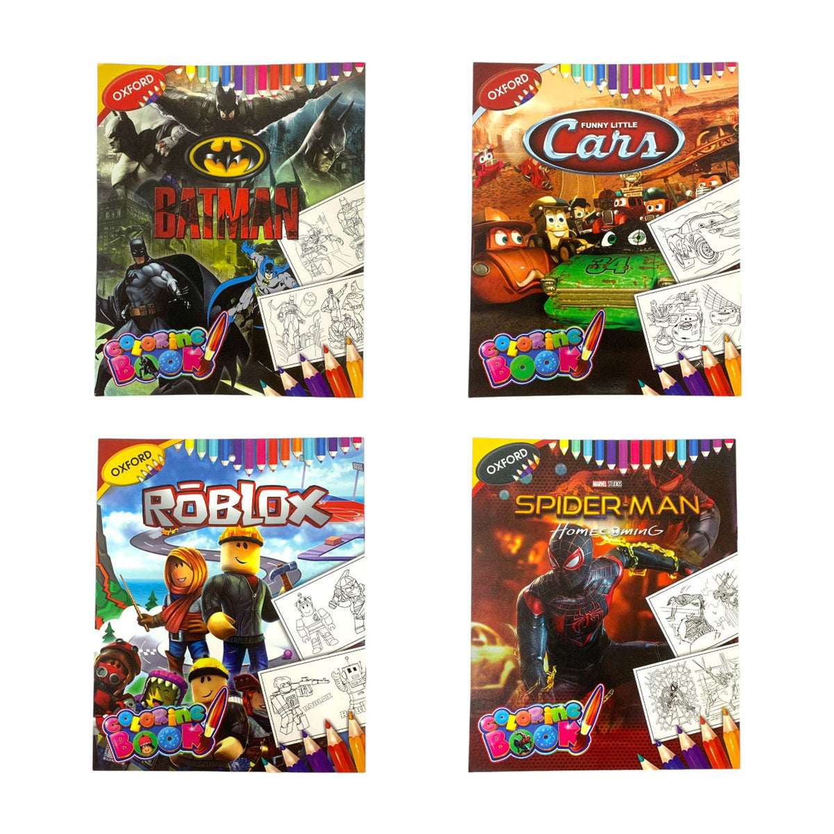 Coloring Book Boys Assorted Models || دفاتر تلوين ولادي موديلات متنوعة