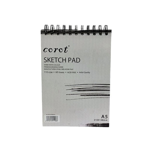 Corot Artists Sketch Book Acid Free 110 GSM || دفتر سكيتش كوروت 110 جم
