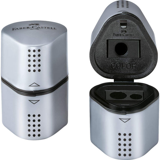 Faber Castell Double Hole Shapner || براية فيبر كاستل كبيرة فتحتين