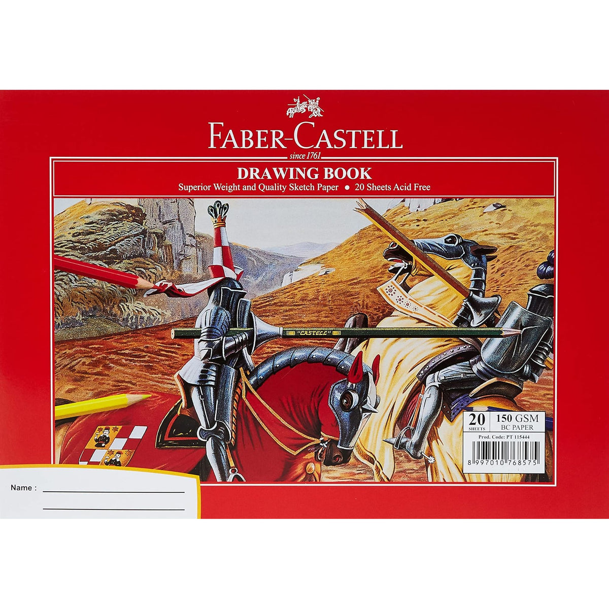 Faber Castell Drawing Book A4 20 Pages || دفتر رسم و تلوين فيبر كاستل 20 ورقه