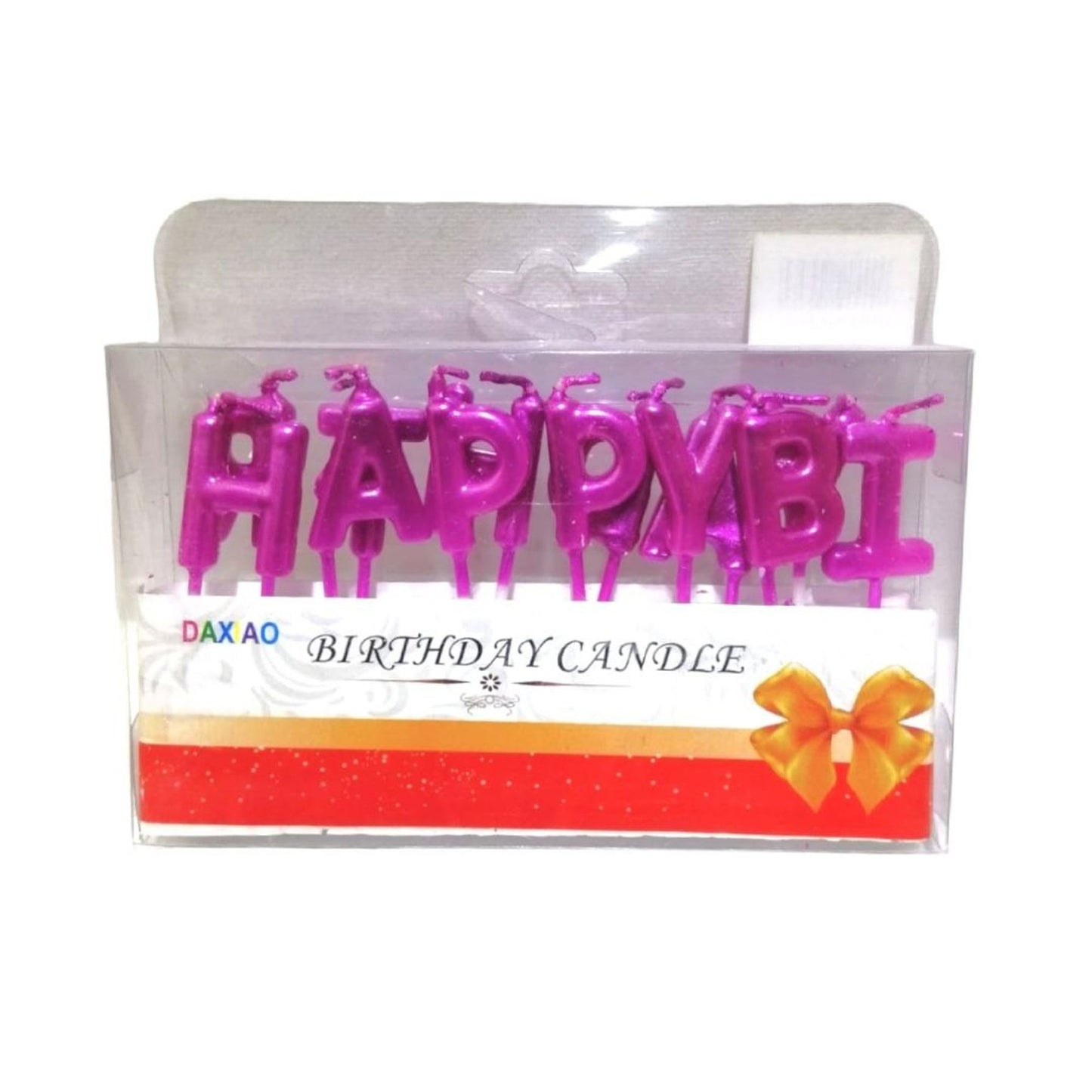 Happy Birthday Candle Set || مجموعه شموع اعياد ميلاد باحرف هابي بيرثدي