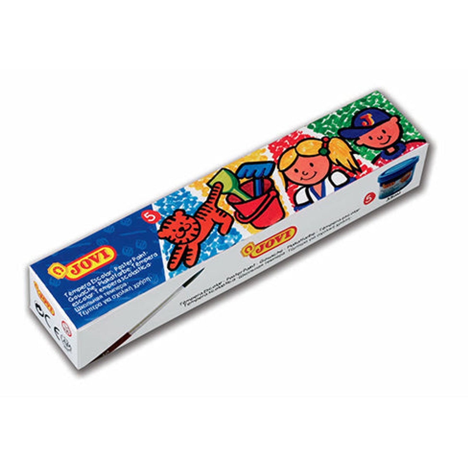 Jovi Poster Color gouache 5 colors ||  مجموعه الوان قواش بوستر للاطفال 5 الوان