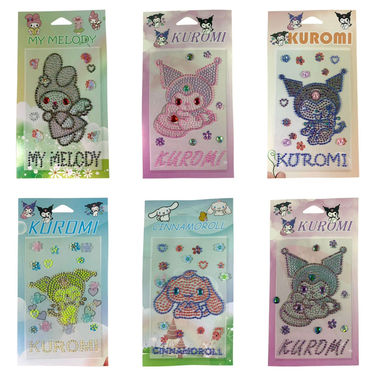 Kuromi Crystall Stickers Assorted Models || ستيكر كريستال كرومي موديلات متنوعة